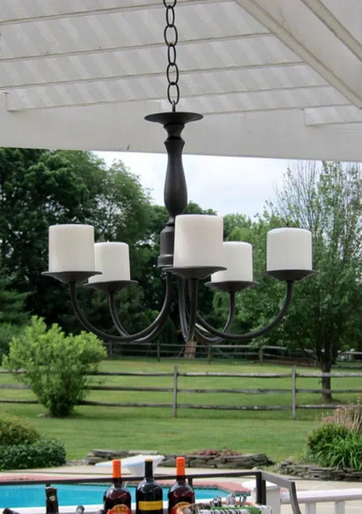 How To Make A Thrifty Knock-Off Chandelier