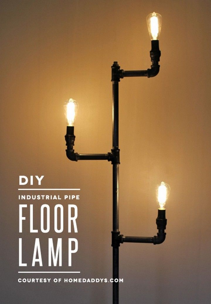 How To Make An Industrial Pipe Floor Lamp