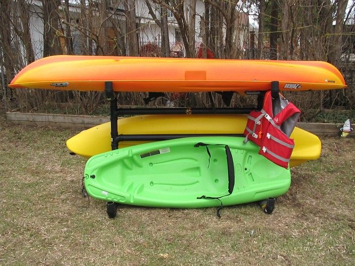 How To Make An Outdoor Kayak Storage Rack