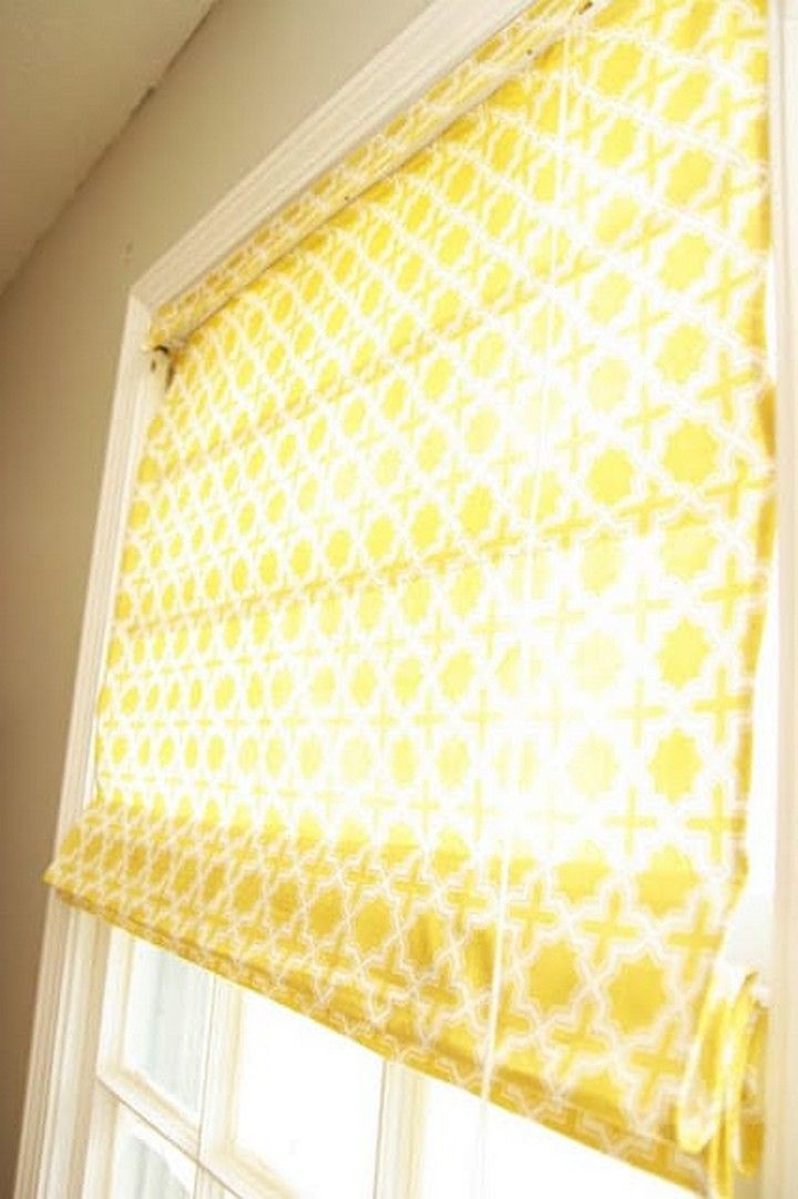 How To Make Roman Shades With Mini Blinds