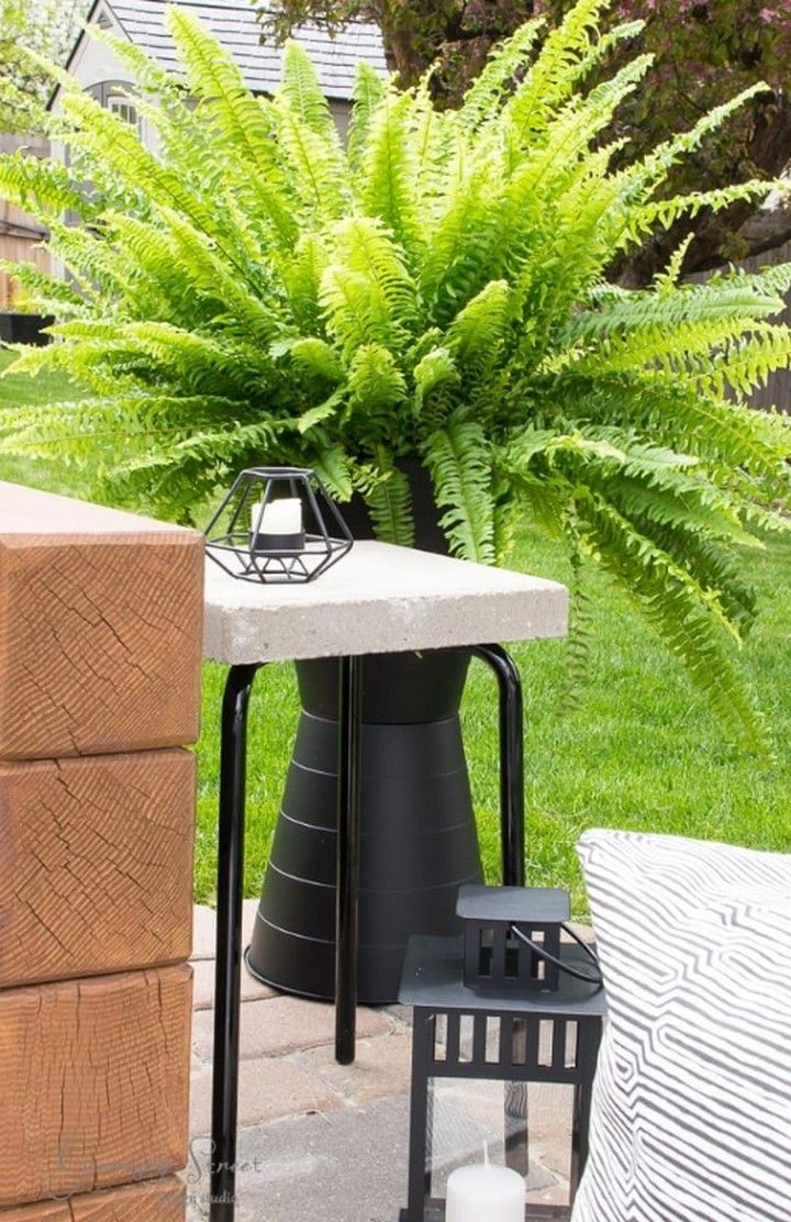 Ikea Marius Stool Outdoor Side Table Hack