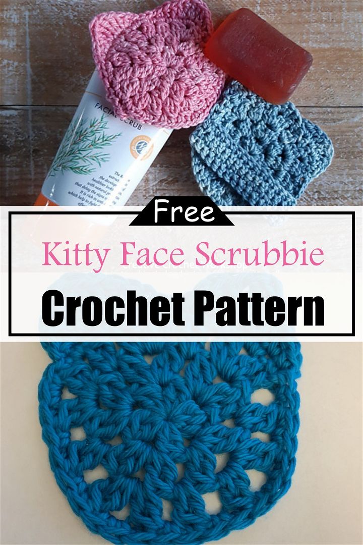 Kitty Face Scrubbie