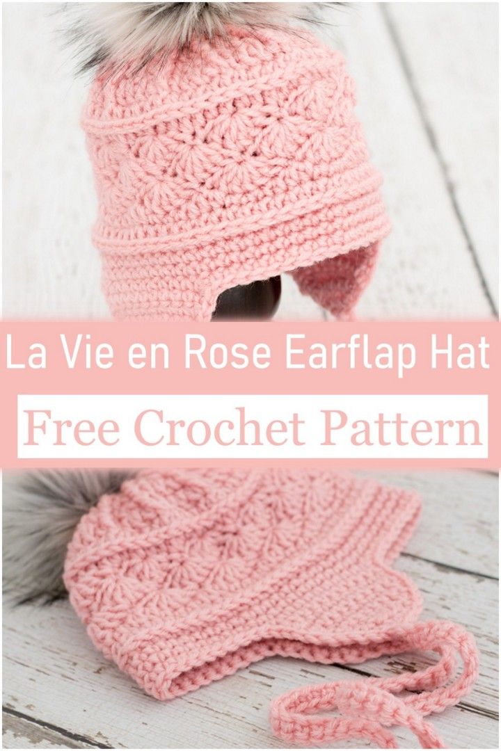 La Vie en Rose Earflap Hat