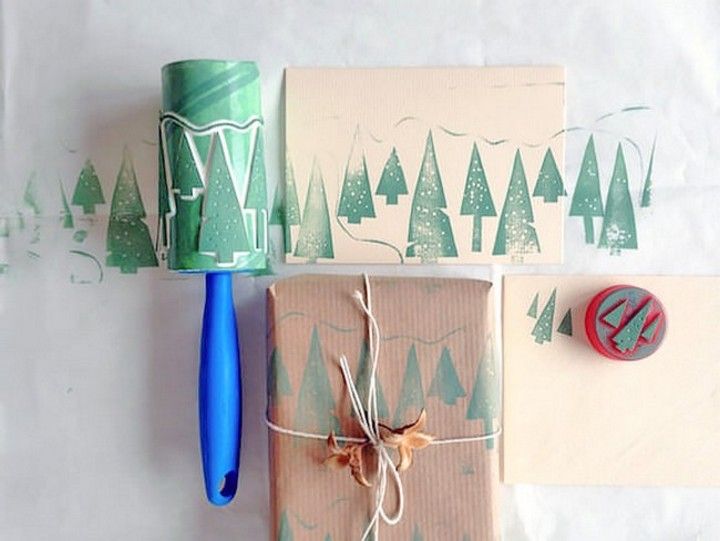 Make Holiday Cards And Gift Wrap Using DIY Stamps