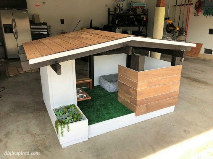 Mid Century Modern DIY Dog House Build