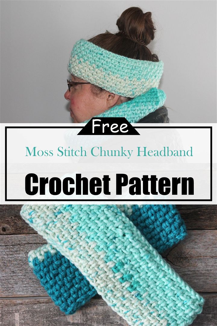 Moss Stitch Chunky Headband
