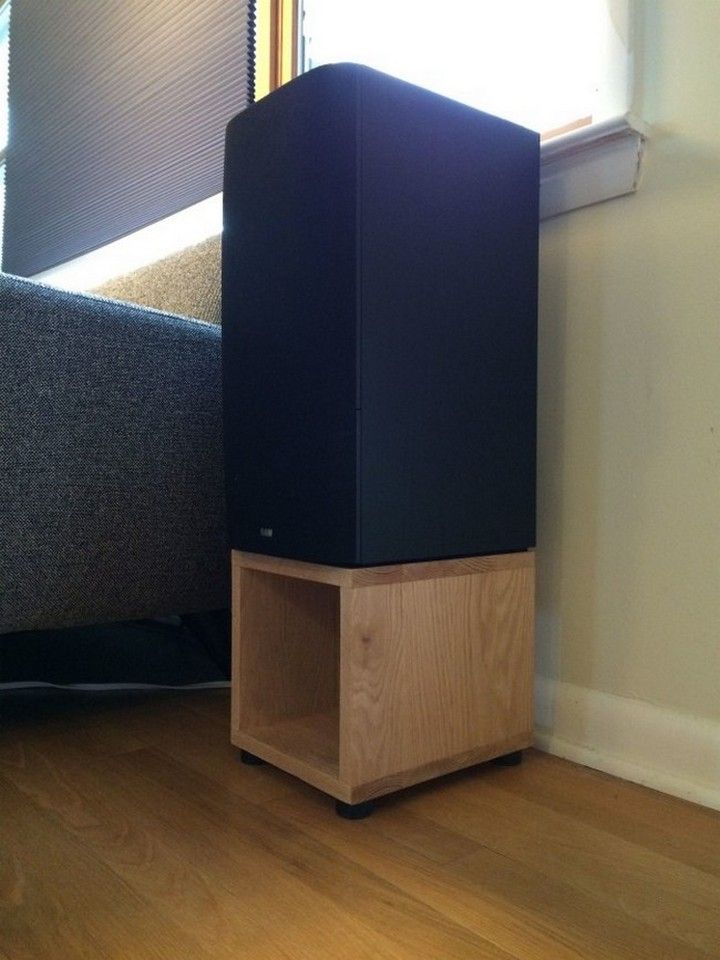 Oak Speaker Stands