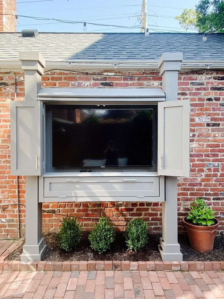 Our Outdoor Tv Enclosure Reveal
