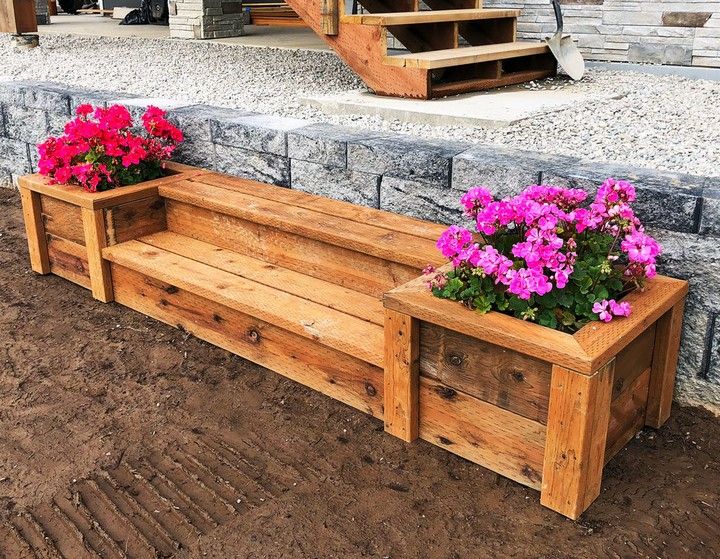 Outdoor Planter Steps Or Benches