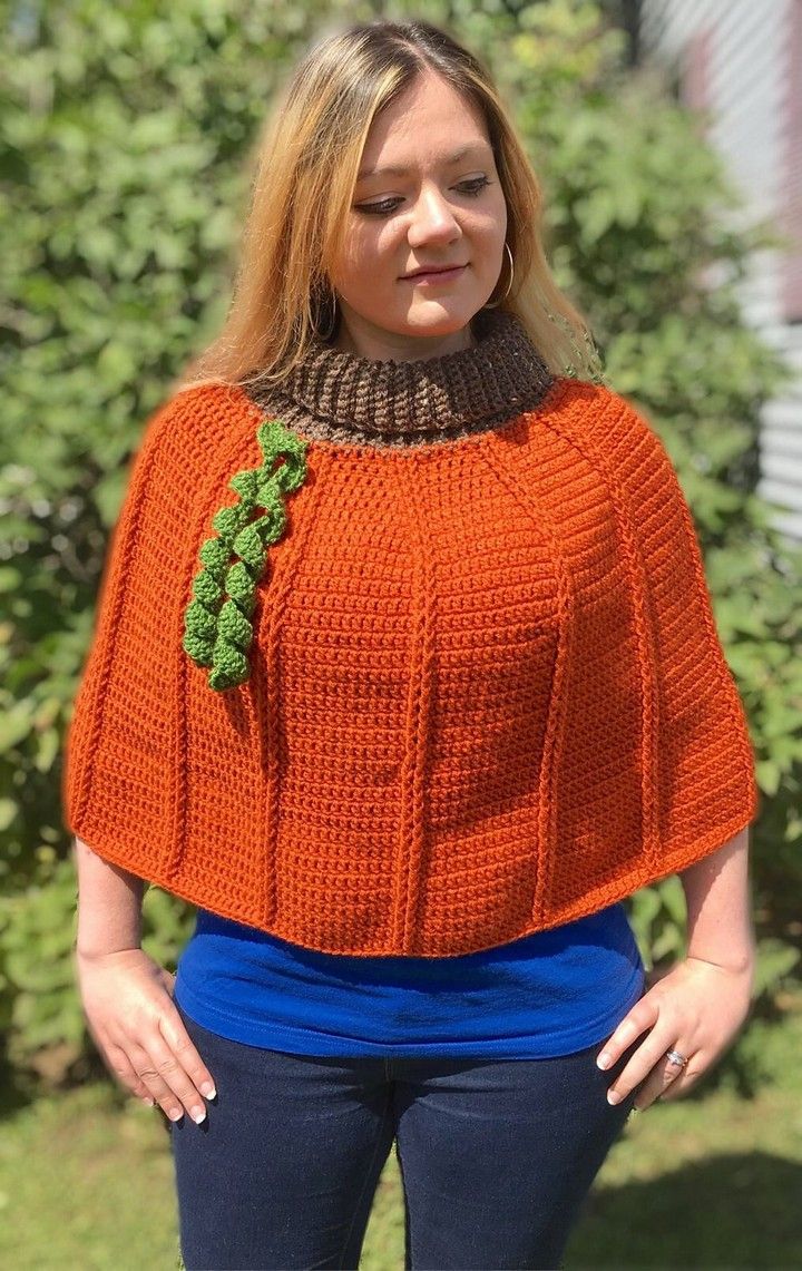 Pumpkin Patch Poncho