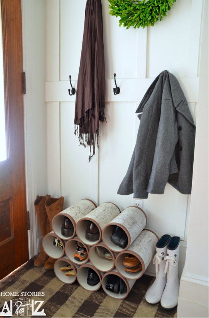 Pvc Pipe Shoe Organizer