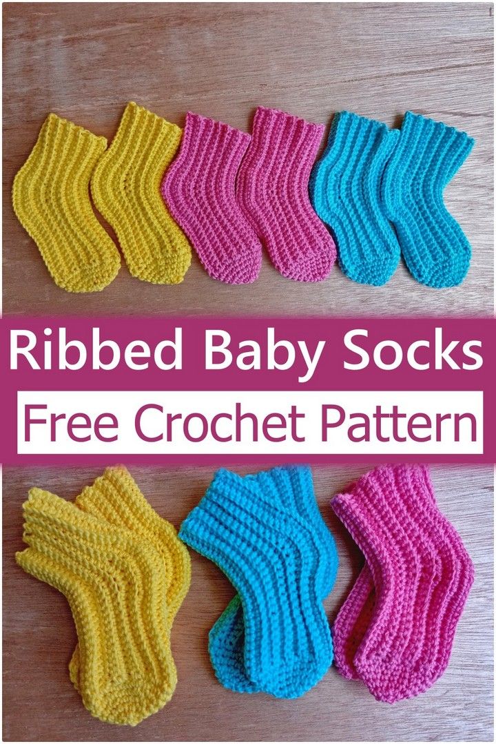 Ribbed Baby Socks