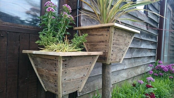 Rustic Pyramid Planter