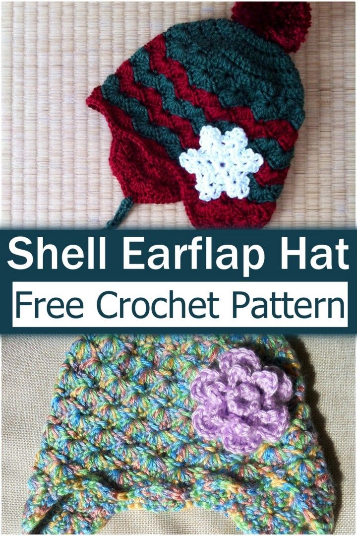 Shell Earflap Hat