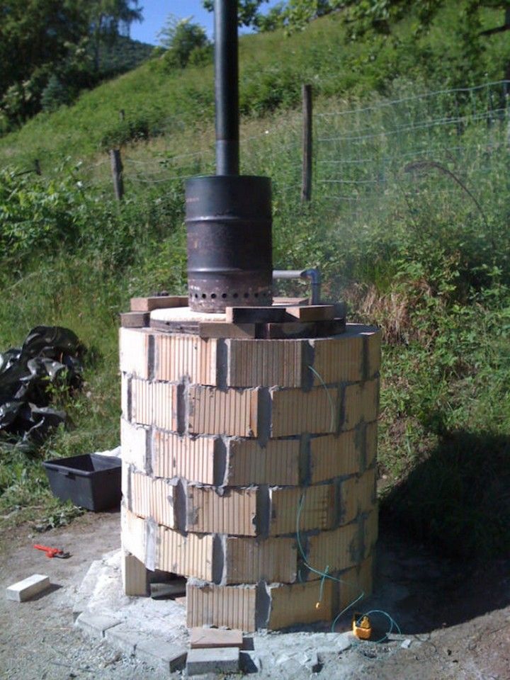 Small Scale Biochar pottery maker