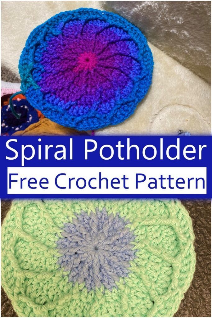 16 Free Crochet Spiral Patterns All Sands