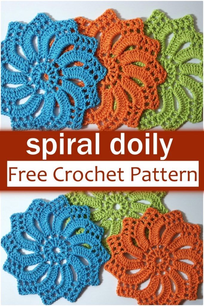 16 Free Crochet Spiral Patterns All Sands