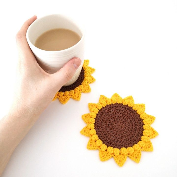 Sunflower Coaster