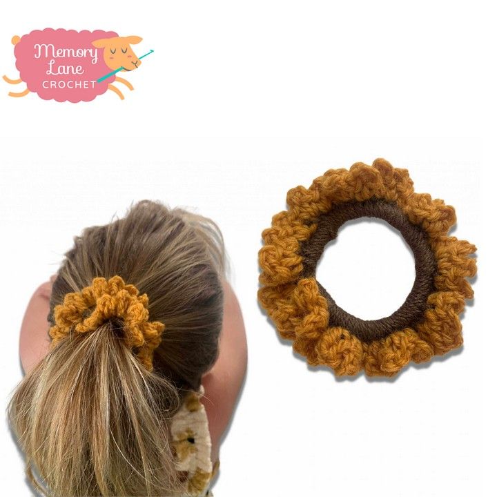 Sunflower Scrunchie