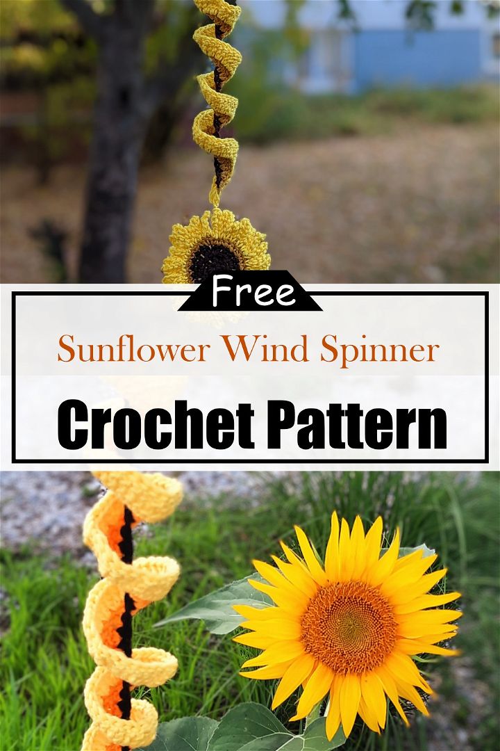 Sunflower Wind Spinner