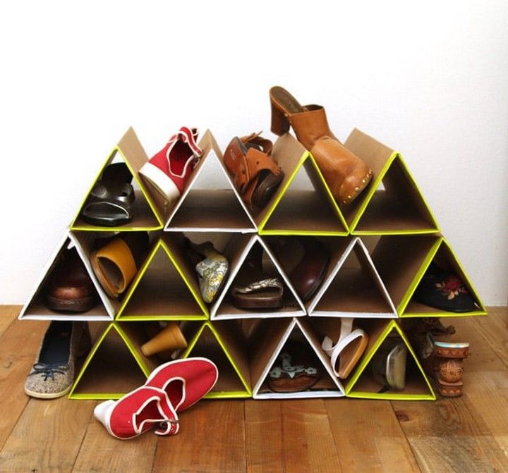 Super Space Saving DIY Shoe Rack