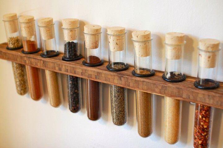 Test Tube Spice Rack