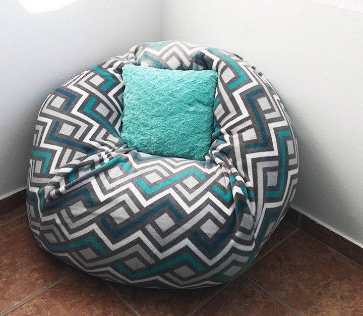 The Easiest DIY Bean Bag Chair 