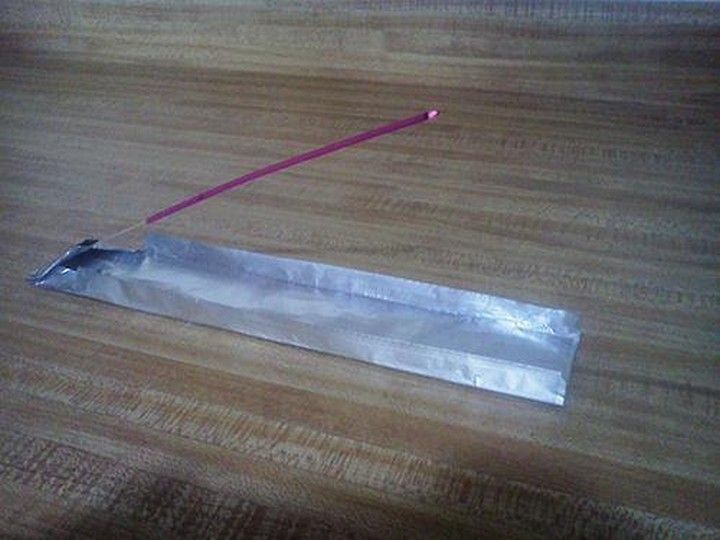 Tin Foil Incense keeper 