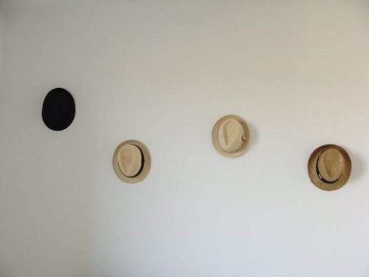 Wall Mounted DIY Hat Rack