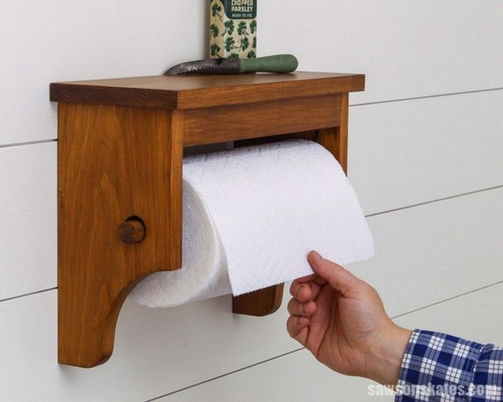 Wall-Mounted Paper Towel Holder