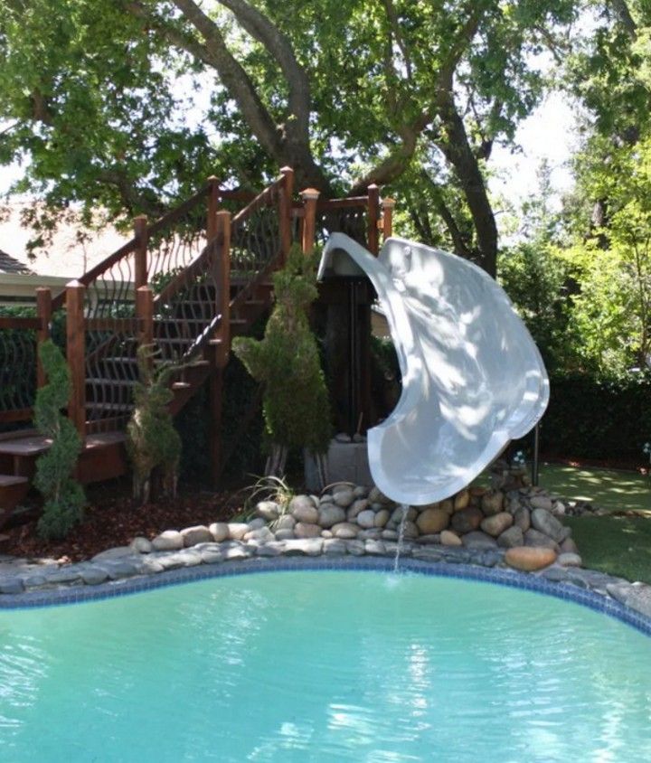 16 DIY Pool Slide Ideas For Home And Farmhouses All Sands