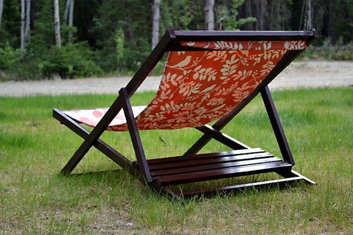 Wood Folding Beach Chair