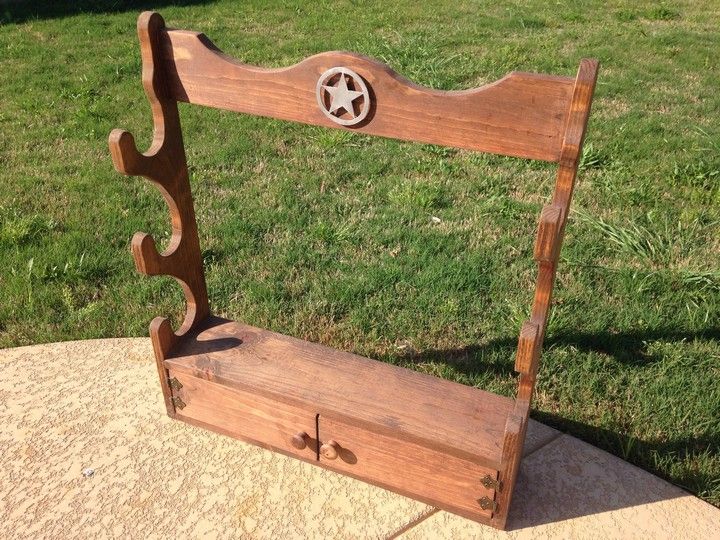 Wooden Gun Rack