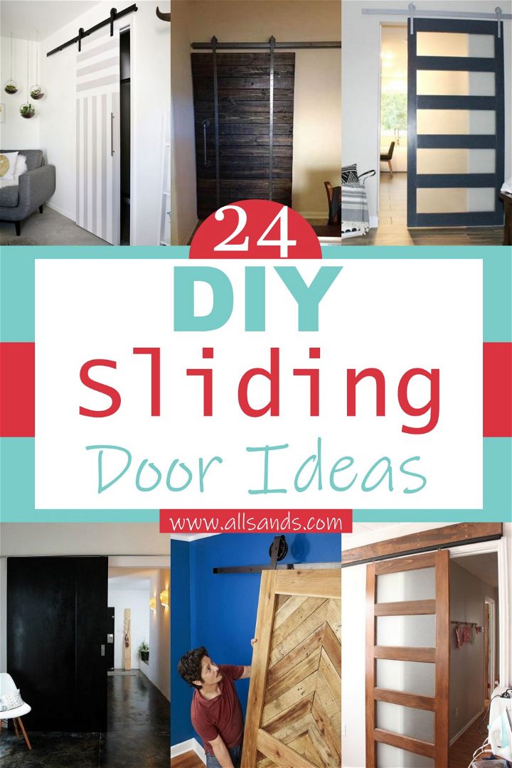 24 DIY Sliding Door Ideas For Your Home   All Sands