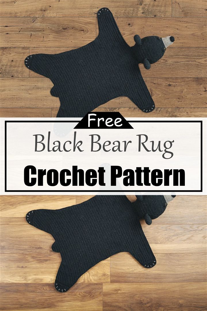 Black Bear Rug