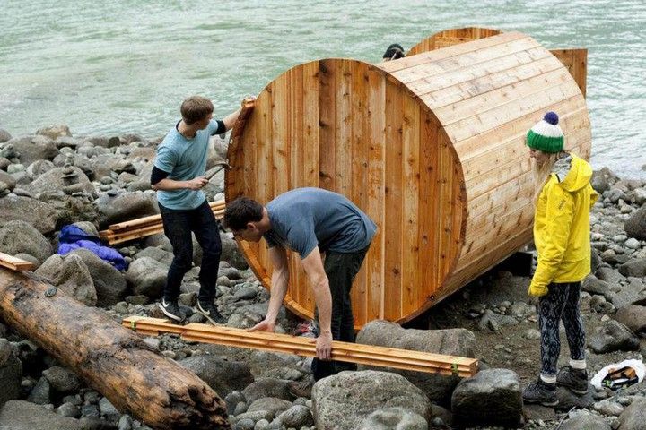 Building A DIY Outdoor Sauna
