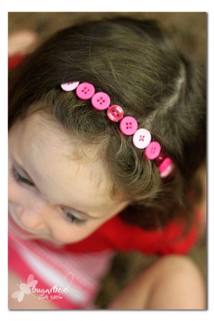 Button Headband Idea