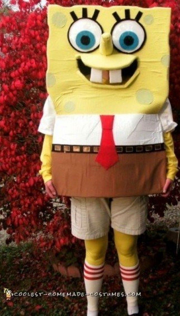 Coolest DIY SpongeBob Halloween Costumes