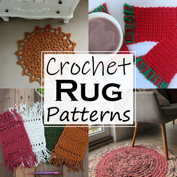 20 Easy Crochet Rug Patterns For Beginners