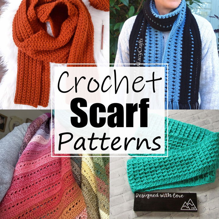 20 Crochet Scarf Patterns For Beginners