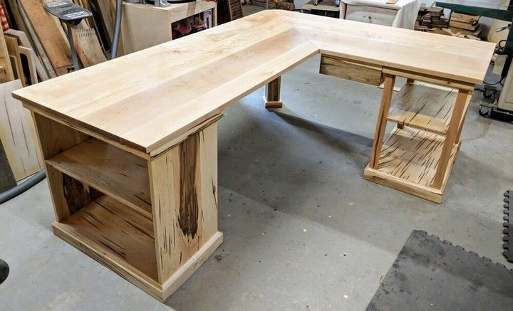 Custom Corner Office Desk