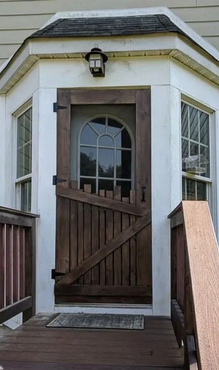 Custom Wood Screen Door
