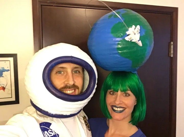 DIY Astronaut & Planet Earth Costume