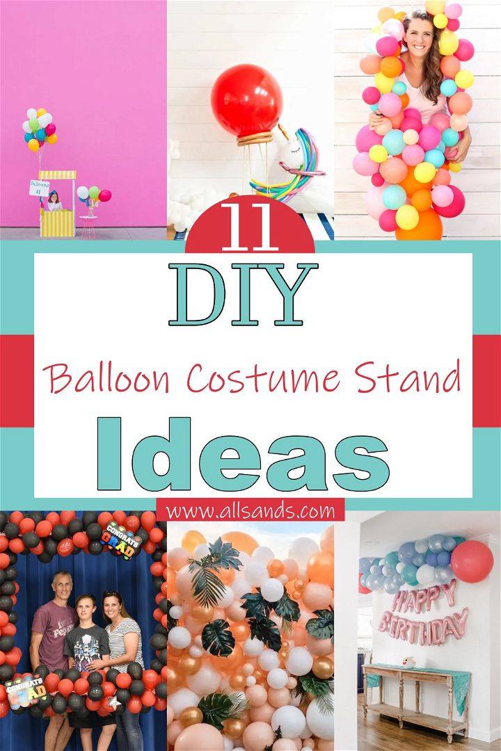 DIY Balloon Costume Stand Ideas