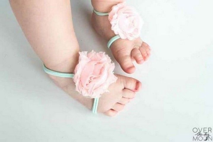 DIY Barefoot Sandals For Babies
