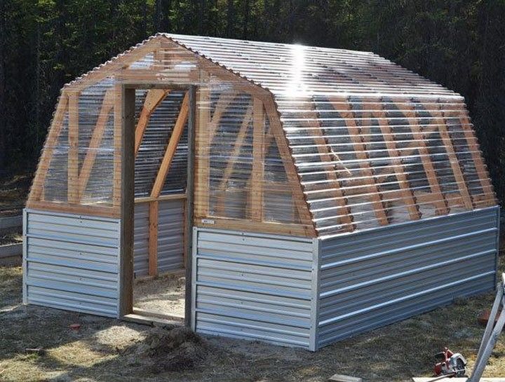 DIY Barn Greenhouse