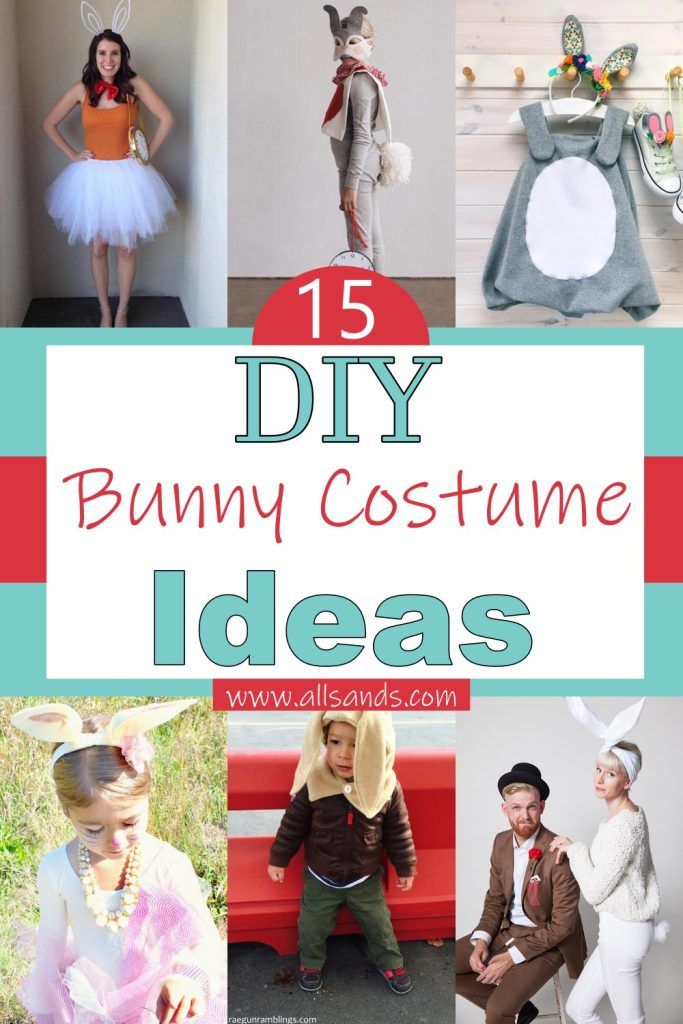 15 Creative Fun DIY Bunny Costume Ideas All Sands   DIY Bunny Costume Ideas 683x1024 