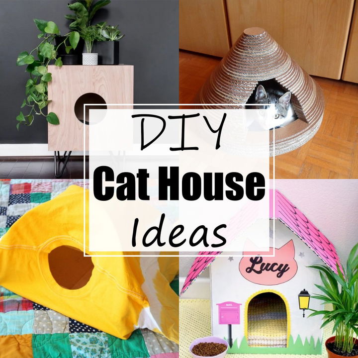 22 DIY Cat House Ideas Indoor & Outdoor