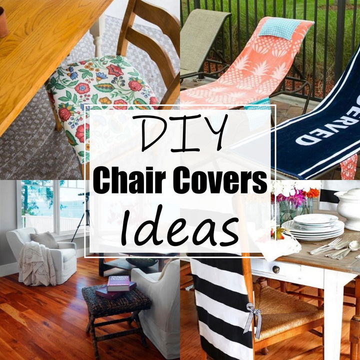 28 DIY Chair Cover Ideas For Home Decorations