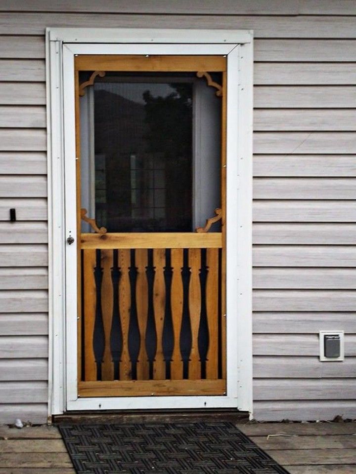 DIY Classy Screen Door Repair